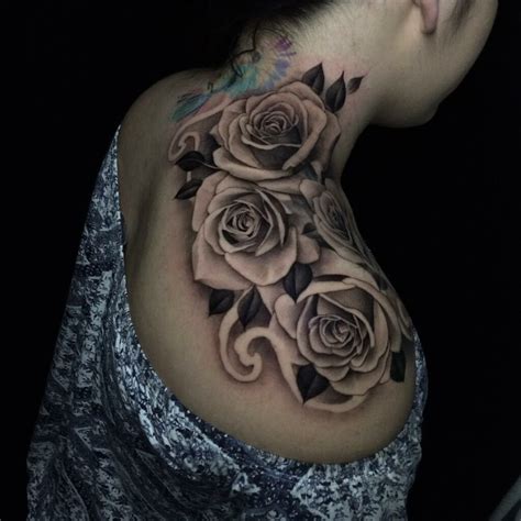 10 Shoulder Rose Tattoo Ideas That Will Blow Your Mind 10 Shoulder Rose Tattoo Ideas That Will Blow Your Mind