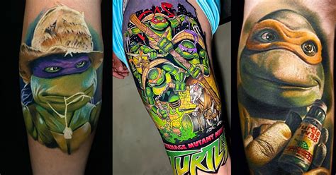 100 Teenage Mutant Ninja Turtles Tmnt Tattoo Designs With Ideas And