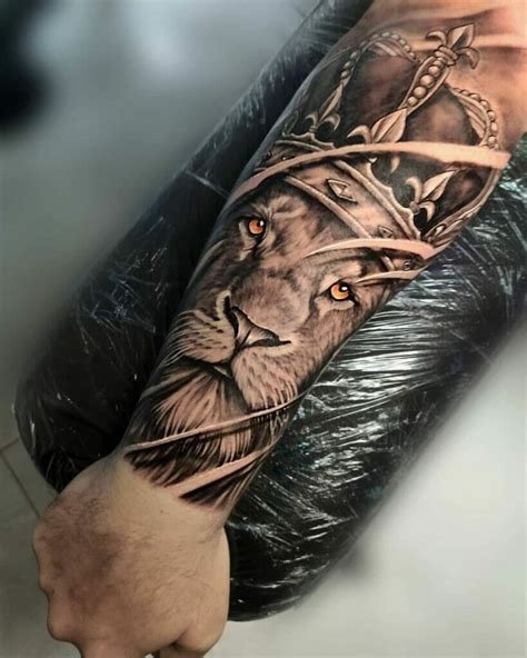 101 Best Lion With Crown Tattoo Ideas You Have To See To Believe