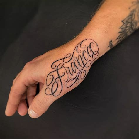 101 Inspiring Side Hand Tattoo Designs Different Fonts For Tattoos