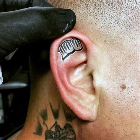 101 Unique Ear Tattoos For Men