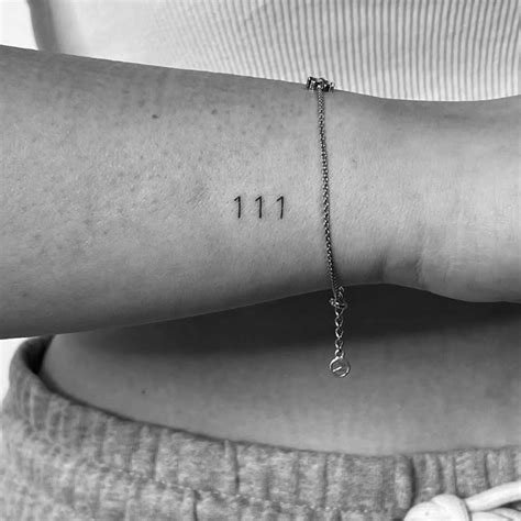 111 Tattoo 111 Tattoo Ideas Discreet Tattoos Small Tattoos