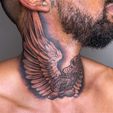 12 Wings Neck Tattoo Ideas For 2024