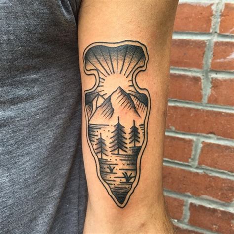 135 Tribal Arrowhead Tattoo Designs For Men 2019 Traditional Style