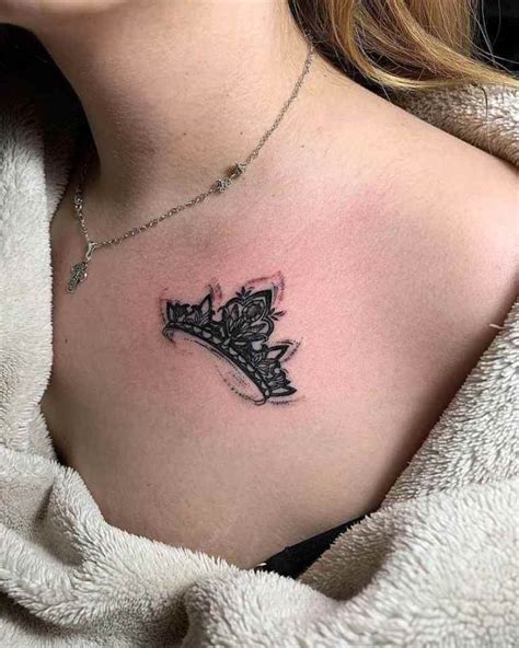 15 Cute 2025 Upper Chest Tattoo Ideas For Females