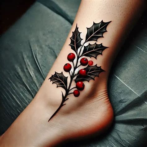 15 Holly Tattoo Ideas For A Festive Amp Meaningful Design