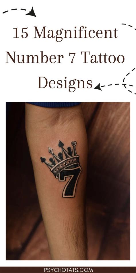 15 Magnificent Number 7 Tattoo Designs 7 Tattoo Tattoos With Meaning
