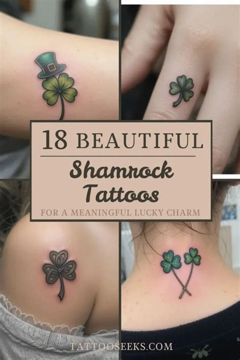 18 Unique Shamrock Tattoo Ideas For A Touch Of Irish Luck 18 Unique Shamrock Tattoo Ideas For A Touch Of Irish Luck