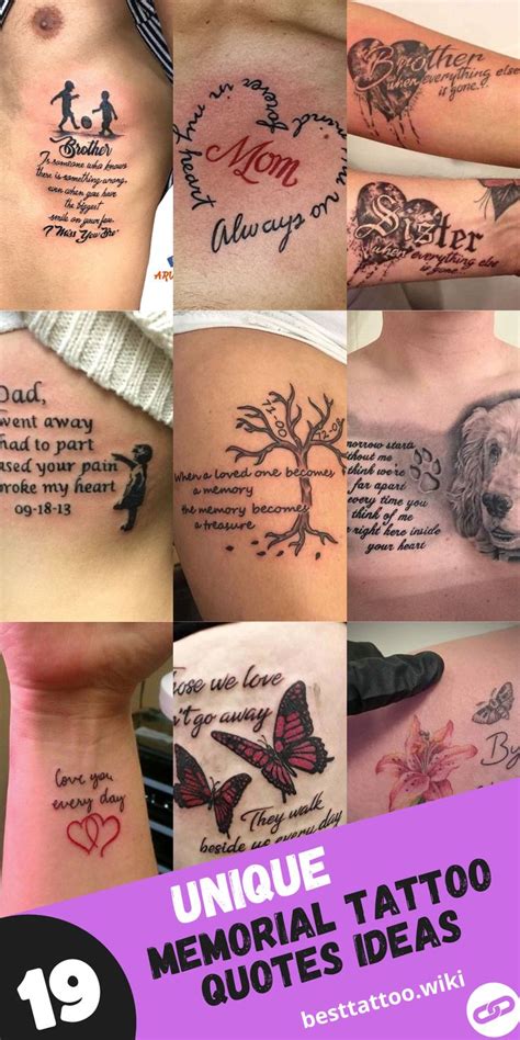 19 Unique Memorial Tattoo Quotes For Remembrance In 2024 Loving 19 Unique Memorial Tattoo Quotes For Remembrance In 2024 Loving