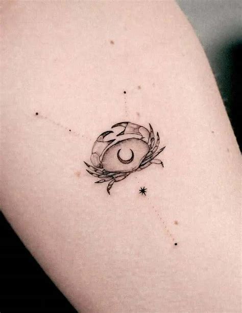 20 Amazing Cancer Constellation Tattoo Ideas With Meaning Body Art Guru