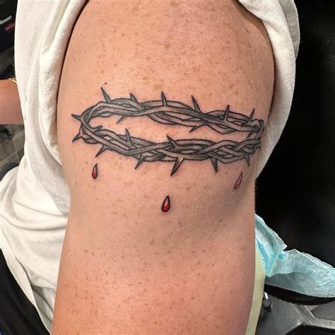 20 Amazing Crown Of Thorns Tattoos For 2024
