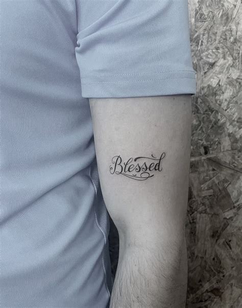 20 Blessed Tattoo Designs For Daily Inspiration 2025 20 Blessed Tattoo Designs For Daily Inspiration 2025