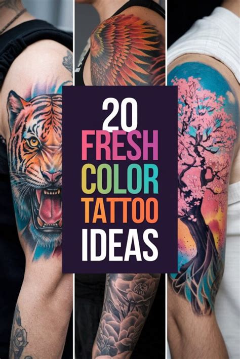20 Fresh Color Tattoo Ideas That Ll Make You Want New Ink Roomy Retreat 20 Fresh Color Tattoo Ideas That Ll Make You Want New Ink Roomy Retreat