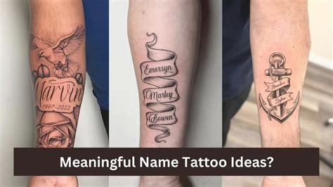 20 Meaningful Name Tattoo Ideas For Men Power Pride Amp Passion Men