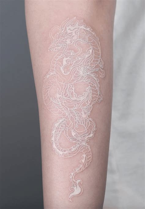 21 Shinning White Dragon Tattoo Designs To Brighten Your Day 21 Shinning White Dragon Tattoo Designs To Brighten Your Day