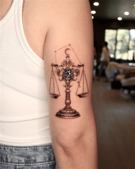 23 Elegant Libra Tattoos With Meaning Sacred Joanne