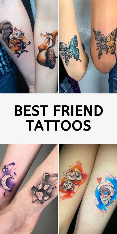 24 Best Friend Tattoo Ideas Unique Meaningful And Fun Designs 24 Best Friend Tattoo Ideas Unique Meaningful And Fun Designs