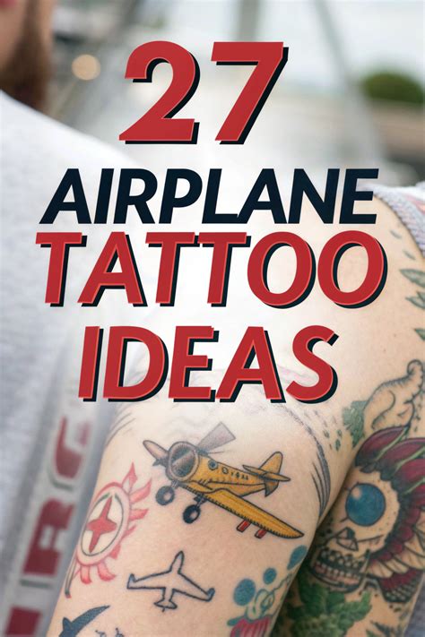 27 Airplane Tattoo Ideas That Will Fuel Your Wanderlust Happy Muncher