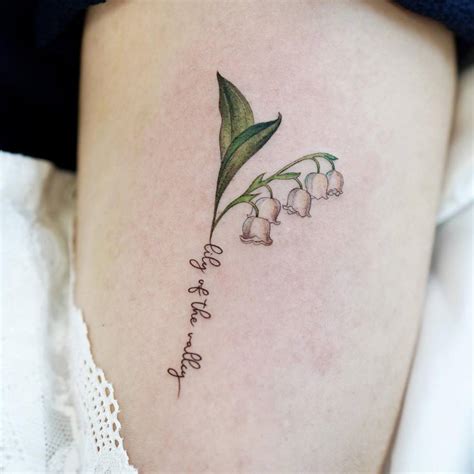 30 Beautiful Flower Tattoo Ideas Lily Of The Valley I Take You