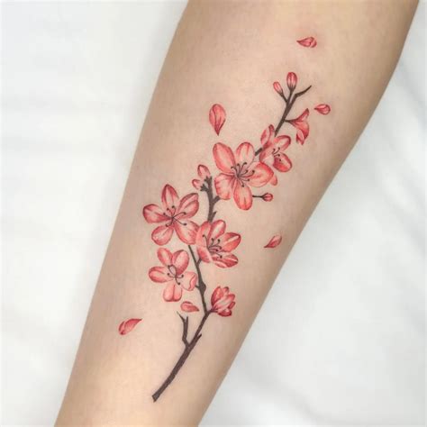 30 Best Cherry Blossom Tattoo Ideas You Should Check