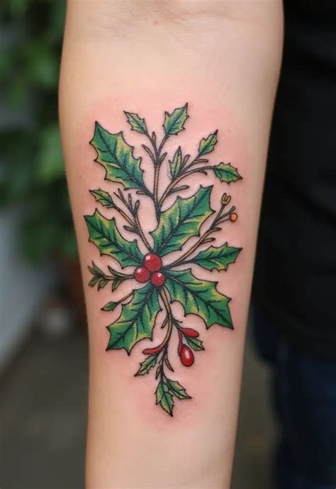 30 Holly Tattoo Meaning And Creative Design Ideas Tattoo Radar