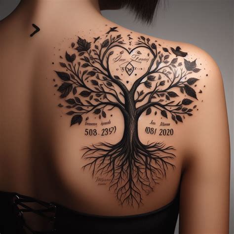 30 Meaningful Family Tree Tattoo Ideas Symbolisms Unveiled In 2025