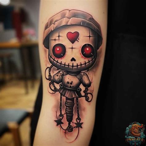 33 Voodoo Tattoo Designs Inkdoneright Voodoo Doll Tattoo Voodoo