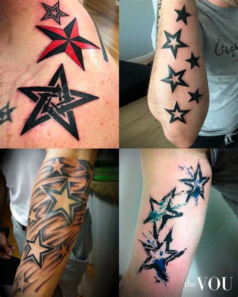 3D Star Tattoo Designs For Men 3D Star Tattoo Designs For Men
