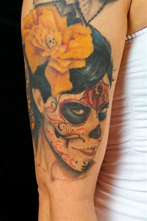 40 Mexican Candy Skull Tattoos Skullspiration 40 Mexican Candy Skull Tattoos Skullspiration