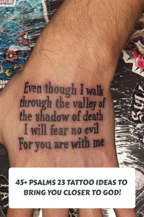 45 Psalms 23 Tattoo Ideas To Bring You Closer To God 45 Psalms 23 Tattoo Ideas To Bring You Closer To God