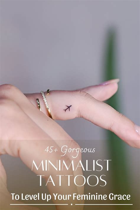 50 Gorgeous Minimalist Tattoos To Level Up Your Feminine Grace Woman