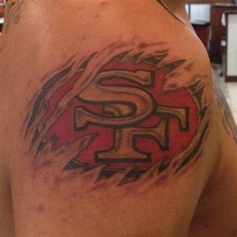 50 San Francisco 49Ers Tattoos For Men Football Design Ideas 50 San Francisco 49Ers Tattoos For Men Football Design Ideas