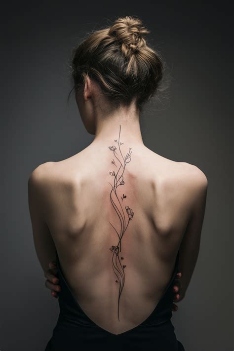 50 Unique Spine Tattoo Designs Women Love This Year 50 Unique Spine Tattoo Designs Women Love This Year