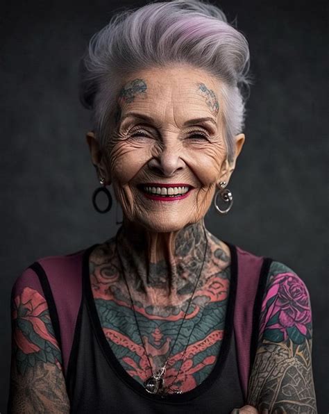 59 Astonishing Old People With Tattoos That Look Evergreen Tattoos