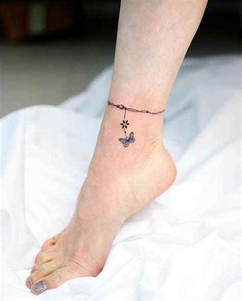 60 Ankle Tattoos For Women To Spice Up Your Steps