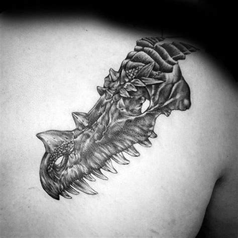 60 Awesome Dragon Skull Tattoo Designs For Men 2024 Guide