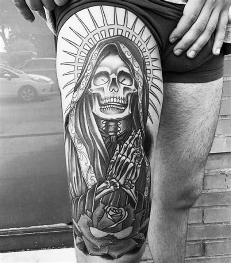 60 Santa Muerte Tattoo Designs With Meaning Good Art Design 60 Santa Muerte Tattoo Designs With Meaning Good Art Design