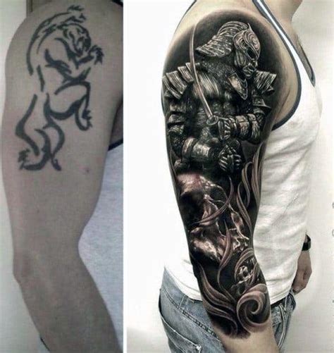 60 Tattoo Cover Up Ideas For Men Before And After Designs 60 Tattoo Cover Up Ideas For Men Before And After Designs