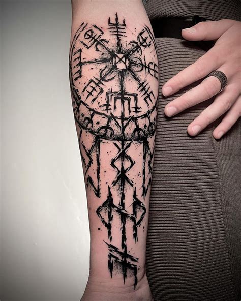 60 Traditional Norse Tattoos For Men 2022 Mythology Amp Rune Designs