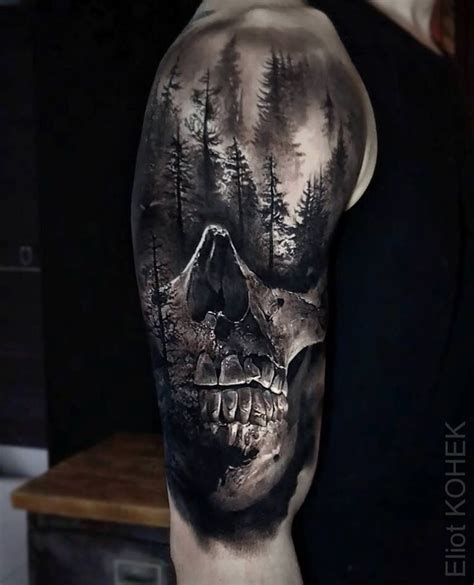 65 Incredible Skull Tattoos To Make Your Skin A Living Canvas