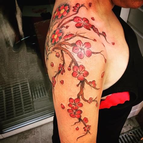 69 Gorgeous Cherry Blossom Tattoo Ideas For Your Next Ink