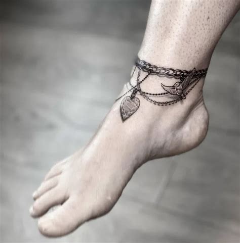 75 Charming Ankle Bracelet Tattoos With Mind Blowing Designs 75 Charming Ankle Bracelet Tattoos With Mind Blowing Designs