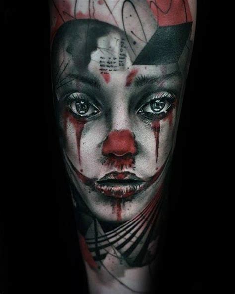 75 Freaky Clown Tattoos For Men 75 Freaky Clown Tattoos For Men