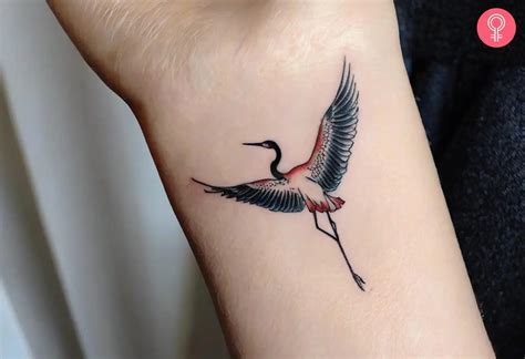 8 Awesome Japanese Crane Tattoo Designs With Meanings