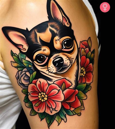 8 Charming Chihuahua Tattoo Ideas For Dog Lovers 8 Charming Chihuahua Tattoo Ideas For Dog Lovers