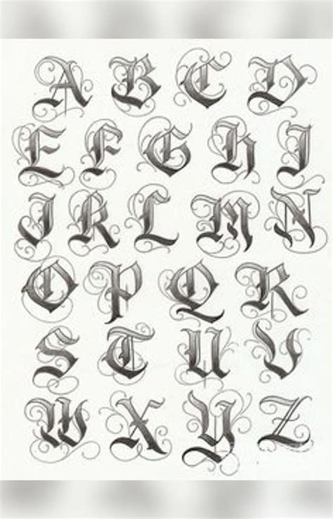 9 Best Tattoo Alphabet Ideas Tattoo Alphabet Lettering Fonts Tattoo Lettering