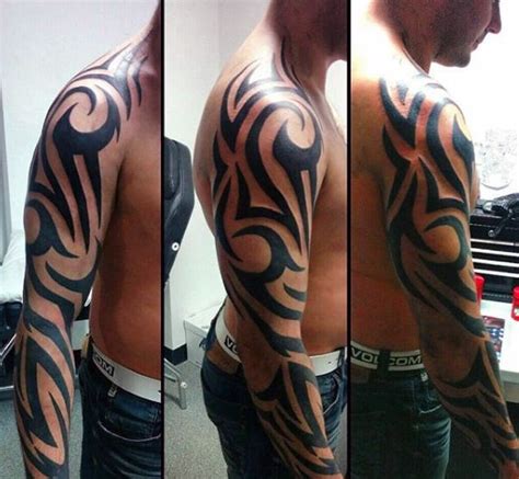 90 Tribal Sleeve Tattoos For Men Manly Arm Design Ideas 90 Tribal Sleeve Tattoos For Men Manly Arm Design Ideas