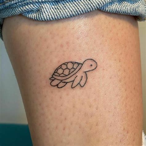 A Turtle Turtle Tattoo Designs Cute Simple Tattoos Pretty Hand Tattoos