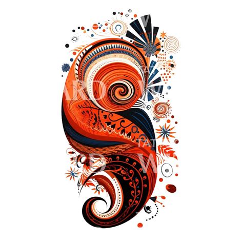 Abstract Colorful Shapes Tattoo Design Tattoos Wizard Designs