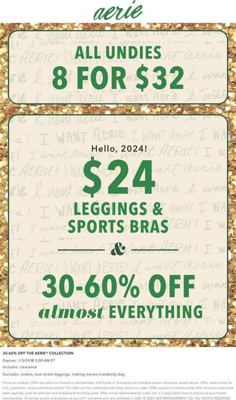 Aerie Promo Code 2024 Unlock Exclusive Discounts Today